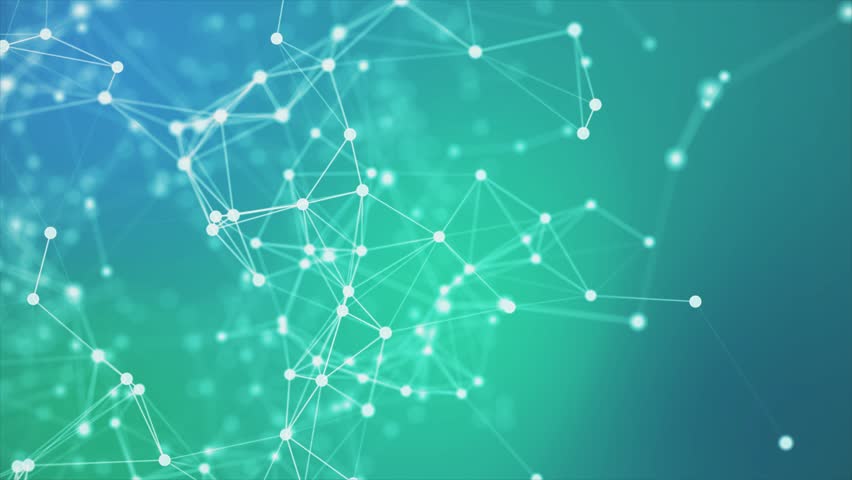 3d Rendered Abstract Plexus Shapes Connection And Web Concept Digital Communication And Technology Background With Lines And Dots Loopable Sequence  