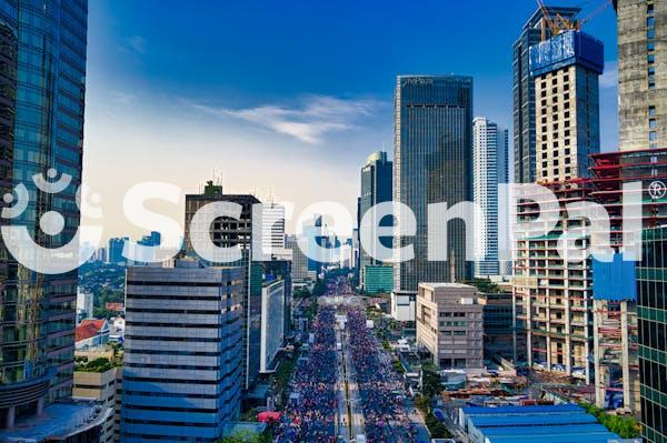 Aerial View Of Cityscape
