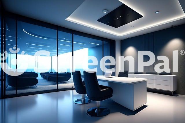 Ai Generated Office Building Desk