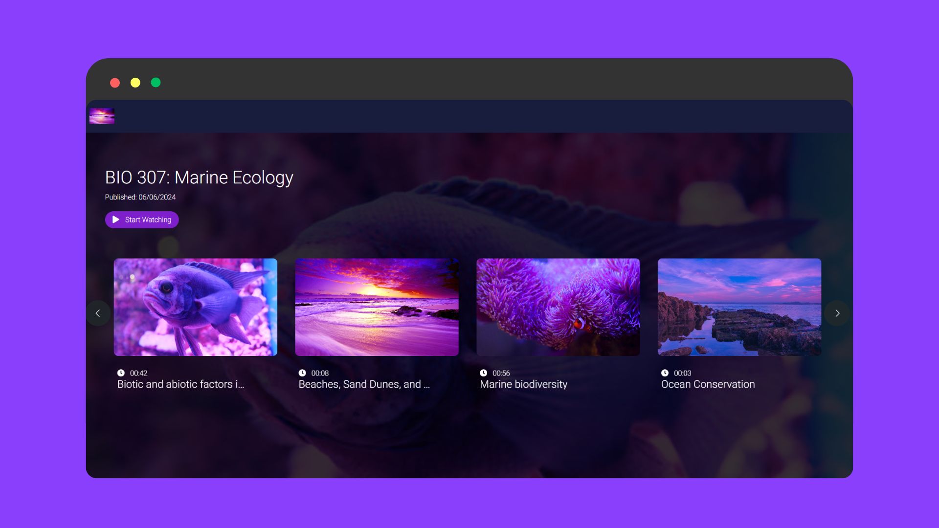 Video Channels