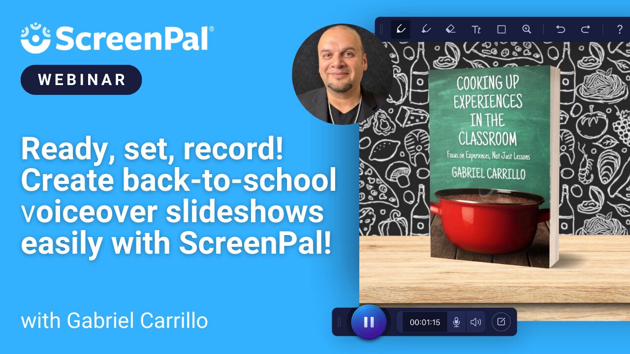 Creating back-to-school voiceover slideshows with ScreenPal
