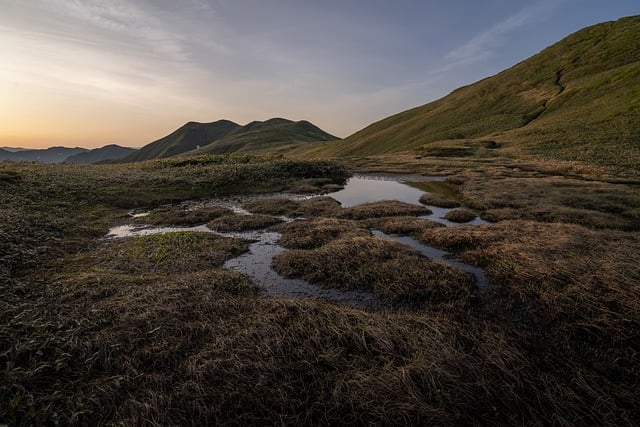 Landscape Nature Mountains Sunset