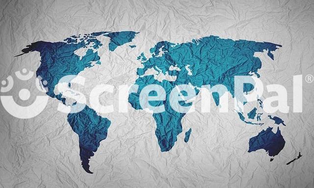 Map Of The World Background Paper